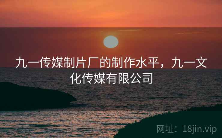 九一传媒制片厂的制作水平，九一文化传媒有限公司