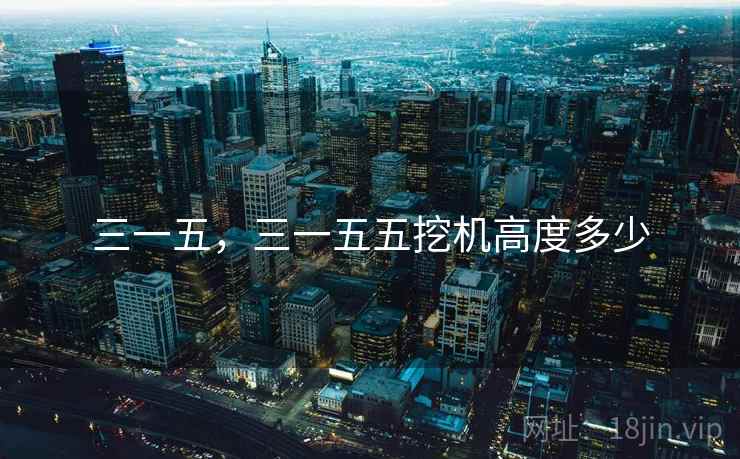 三一五,三一五五挖机高度多少 三一五,三一五五挖机高度多少